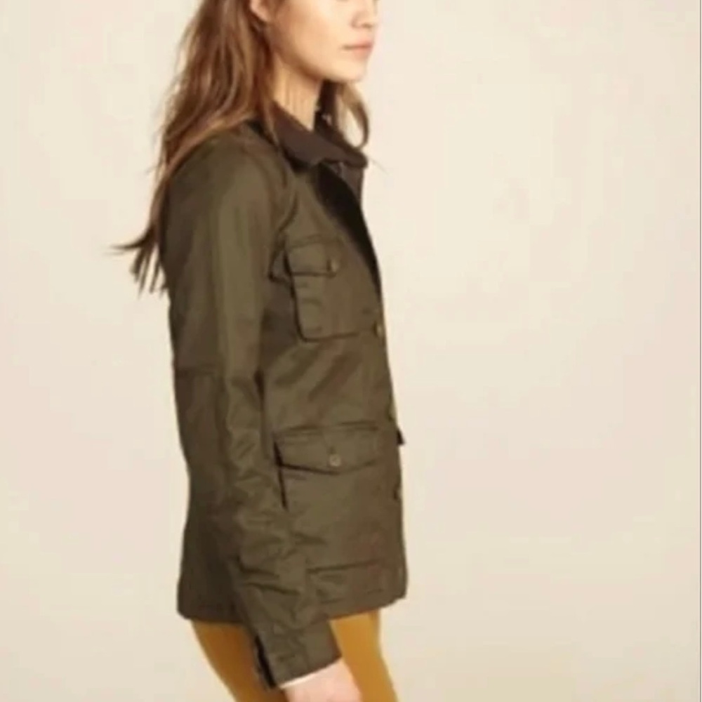 J. Crew brown aged utility jacket - Picture 3 of 9